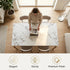 Modern Gold Dining Table, Glass Top – THEA GOLD