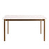 Modern Gold Dining Table, Glass Top – THEA GOLD