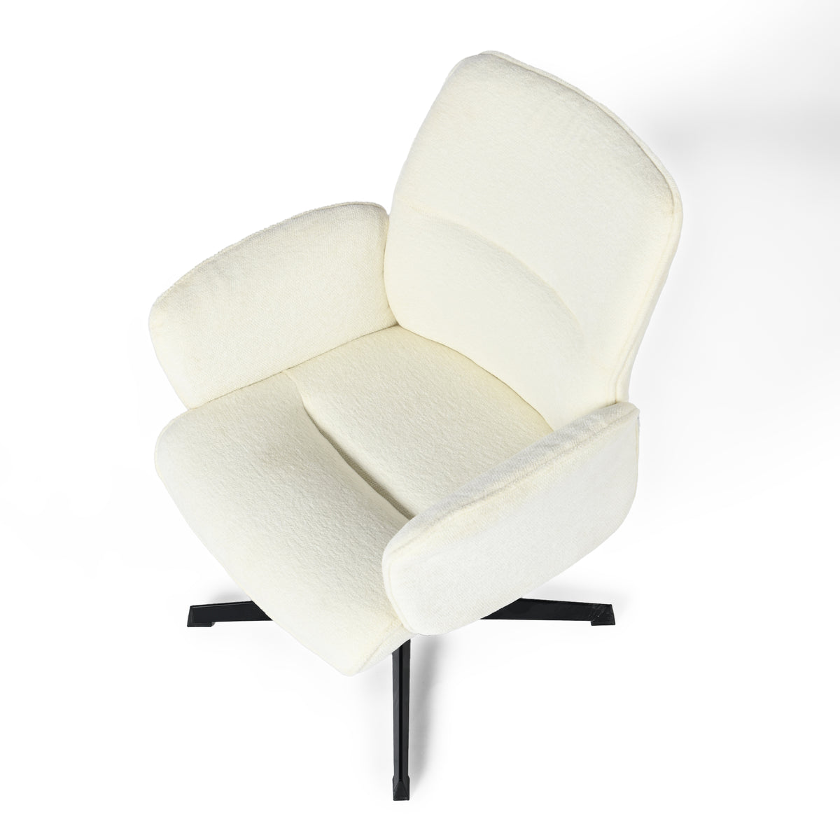 Modern Relax Chair, Plywood & Fabric, Adjustable - THOMASINA RELAX LUMOS BEIGE