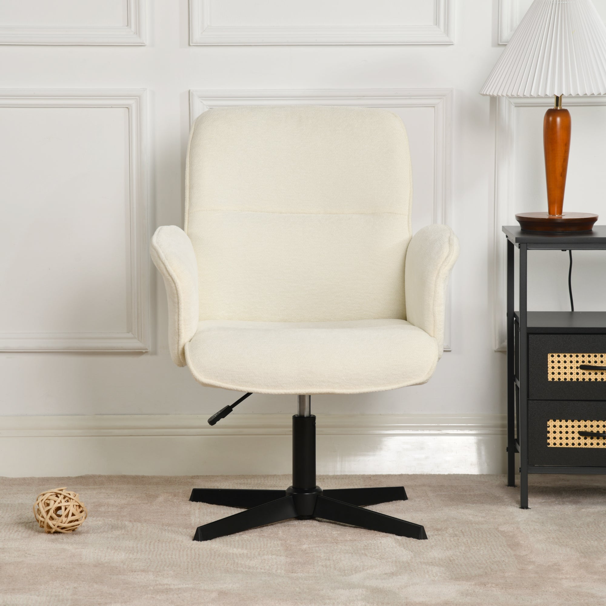 Modern Relax Chair, Plywood & Fabric, Adjustable - THOMASINA RELAX LUMOS BEIGE