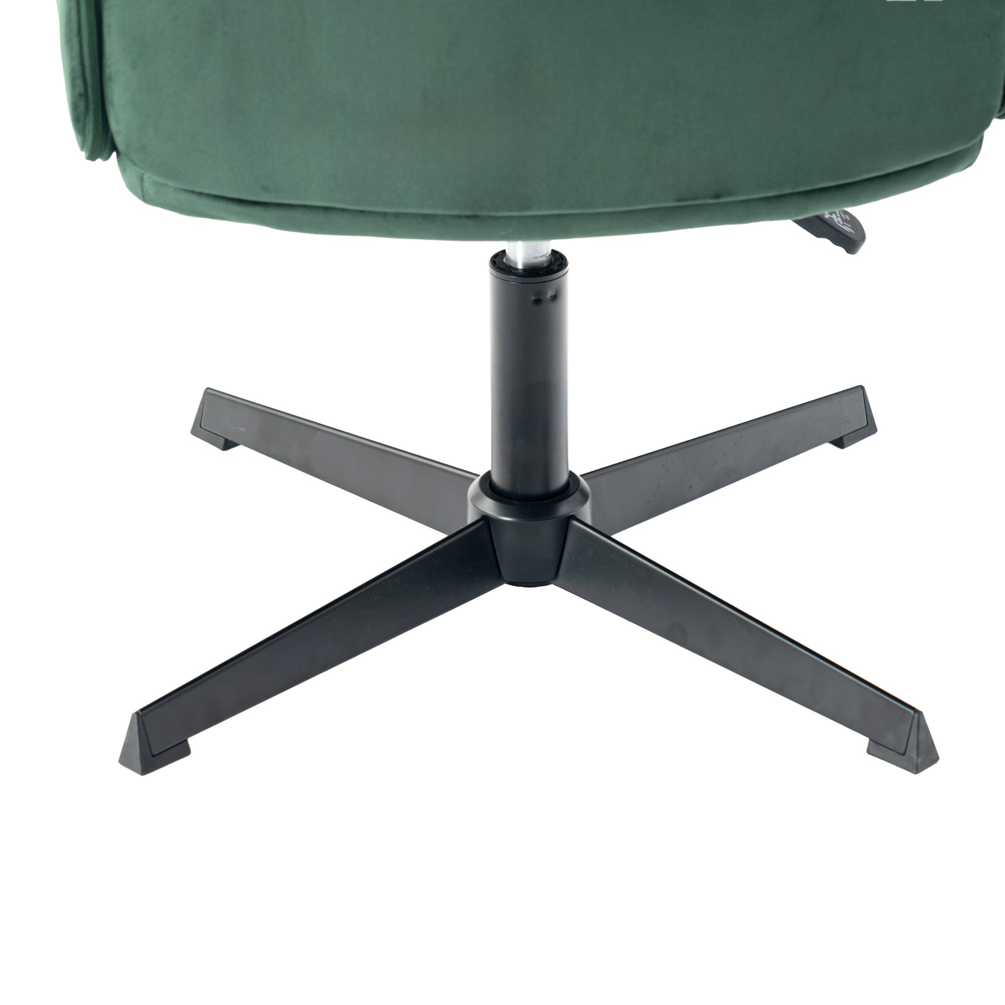 Modern Velvet Office Chair, Adjustable Swivel - THOMASINA RELAX GREEN