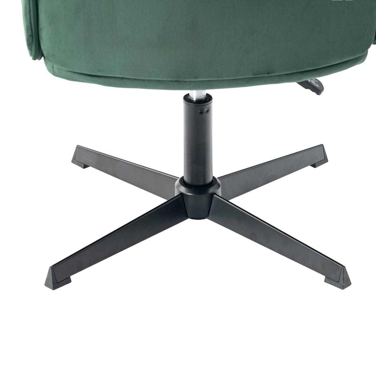 Modern Velvet Office Chair, Adjustable Swivel - THOMASINA RELAX GREEN