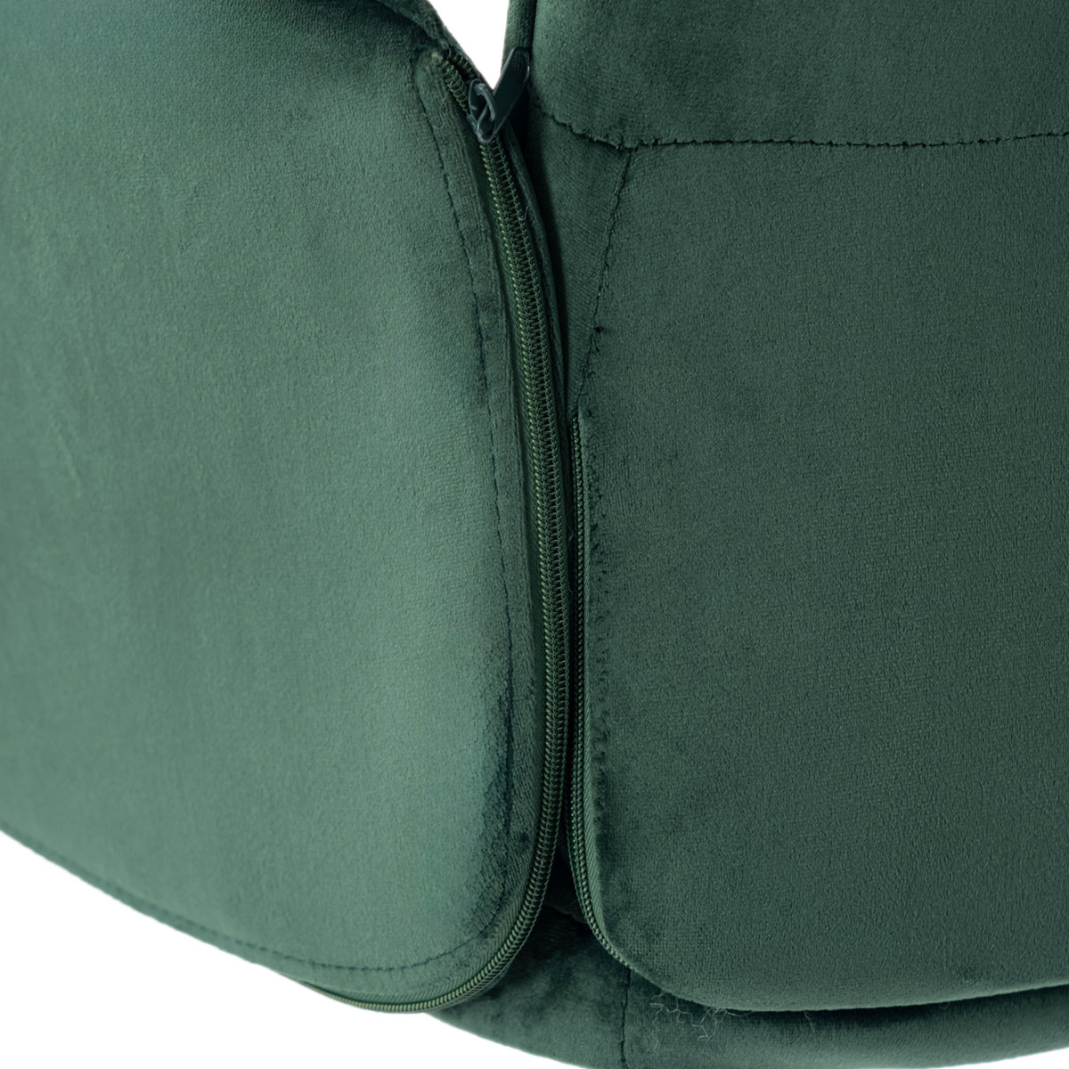 Modern Velvet Office Chair, Adjustable Swivel - THOMASINA RELAX GREEN