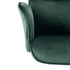 Modern Velvet Office Chair, Adjustable Swivel - THOMASINA RELAX GREEN