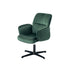 Modern Velvet Office Chair, Adjustable Swivel - THOMASINA RELAX GREEN