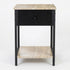 Internees Modern Minimalist Nightstand, Compact Storage Table - THRARQOLL