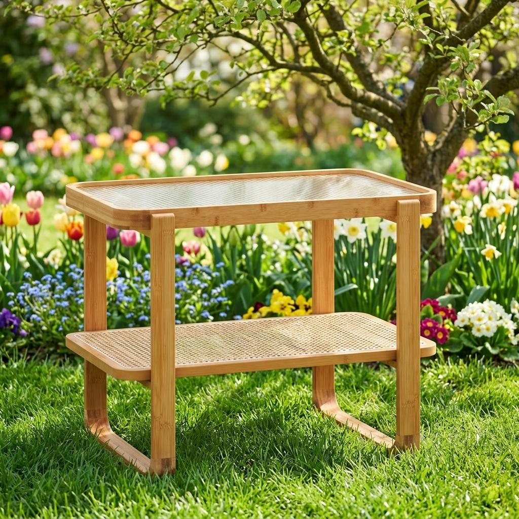 Modern Minimalist End Table, Compact Design - TOCCOKS