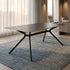 Modern Minimalist Dining Table, Sintered Stone Top - Tomichi 140 Grey