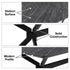 Modern Minimalist Dining Table, Sintered Stone Top, Metal Frame - Tomichi 160 Grey