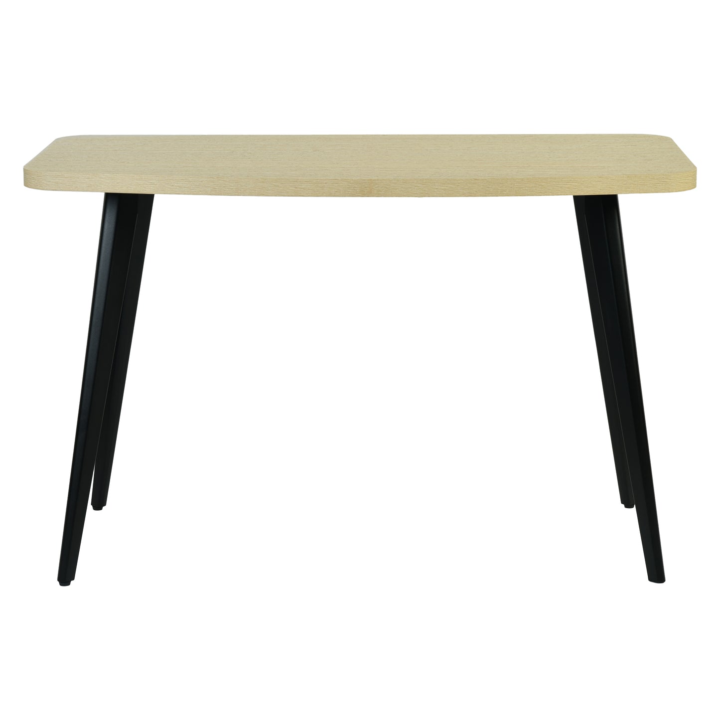 Modern Panel Table, Steel & Particle Board - TRELS TRAVERTINE
