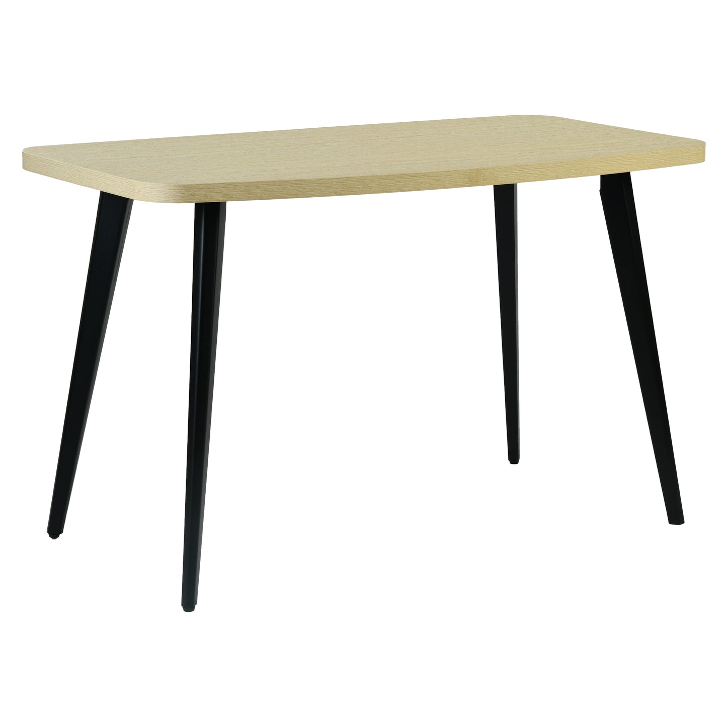 Modern Panel Table, Steel & Particle Board - TRELS TRAVERTINE