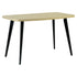 Modern Panel Table, Steel & Particle Board - TRELS TRAVERTINE