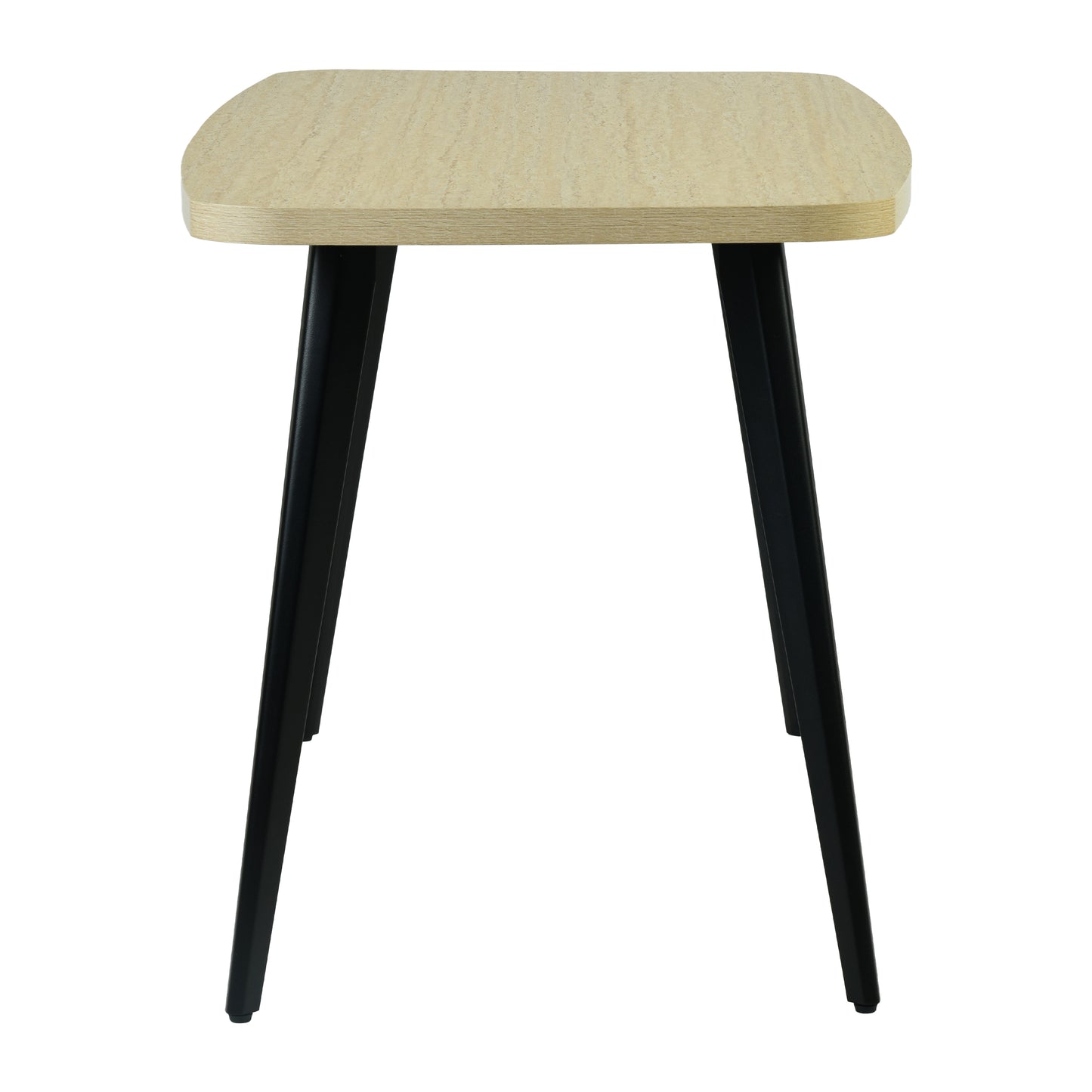 Modern Panel Table, Steel & Particle Board - TRELS TRAVERTINE