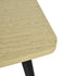 Modern Panel Table, Steel & Particle Board - TRELS TRAVERTINE