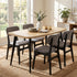 Modern Panel Table, Steel & Particle Board - TRELS TRAVERTINE