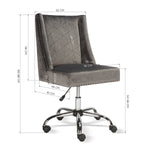 Tronco Velvet Office Chair