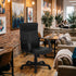 Modern Black PVC Office Chair – TVEIT LP