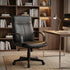 Modern Black PU Office Chair – TVEIT NOR