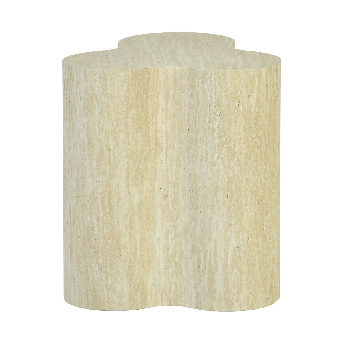 Paleovolcanic Modern Beige Decorative Tray, MDF Finish - TYRA