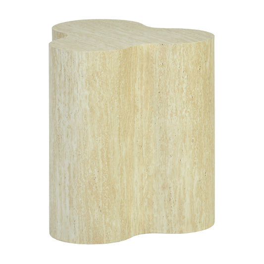 Paleovolcanic Modern Beige Decorative Tray, MDF Finish - TYRA