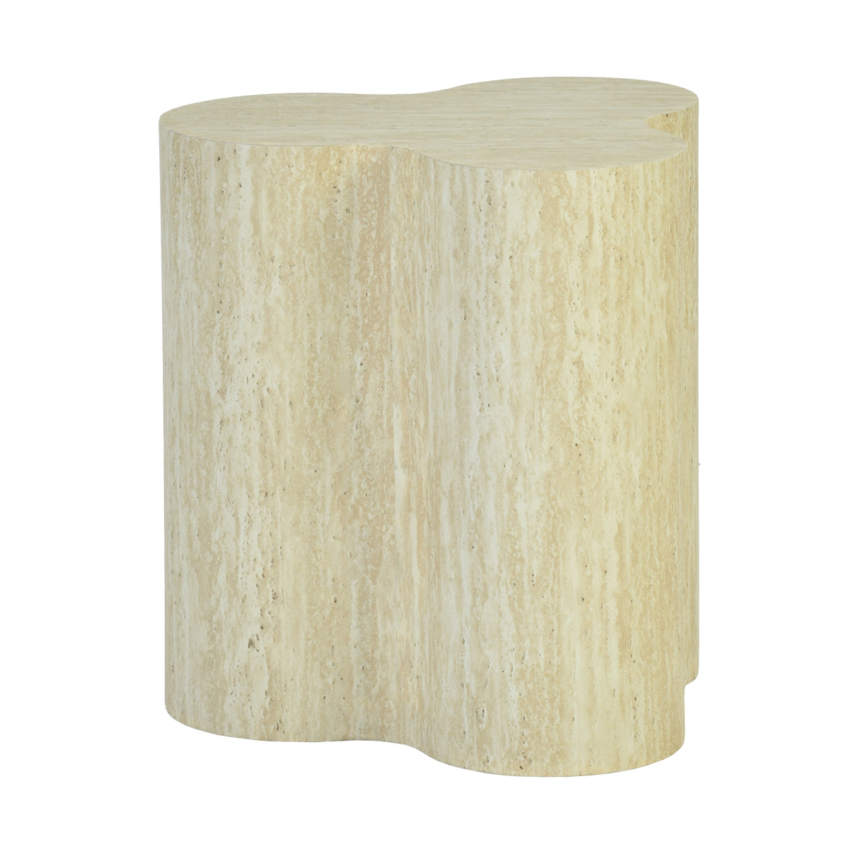 Paleovolcanic Modern Beige Decorative Tray, MDF Finish - TYRA