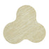 Paleovolcanic Modern Beige Decorative Tray, MDF Finish - TYRA