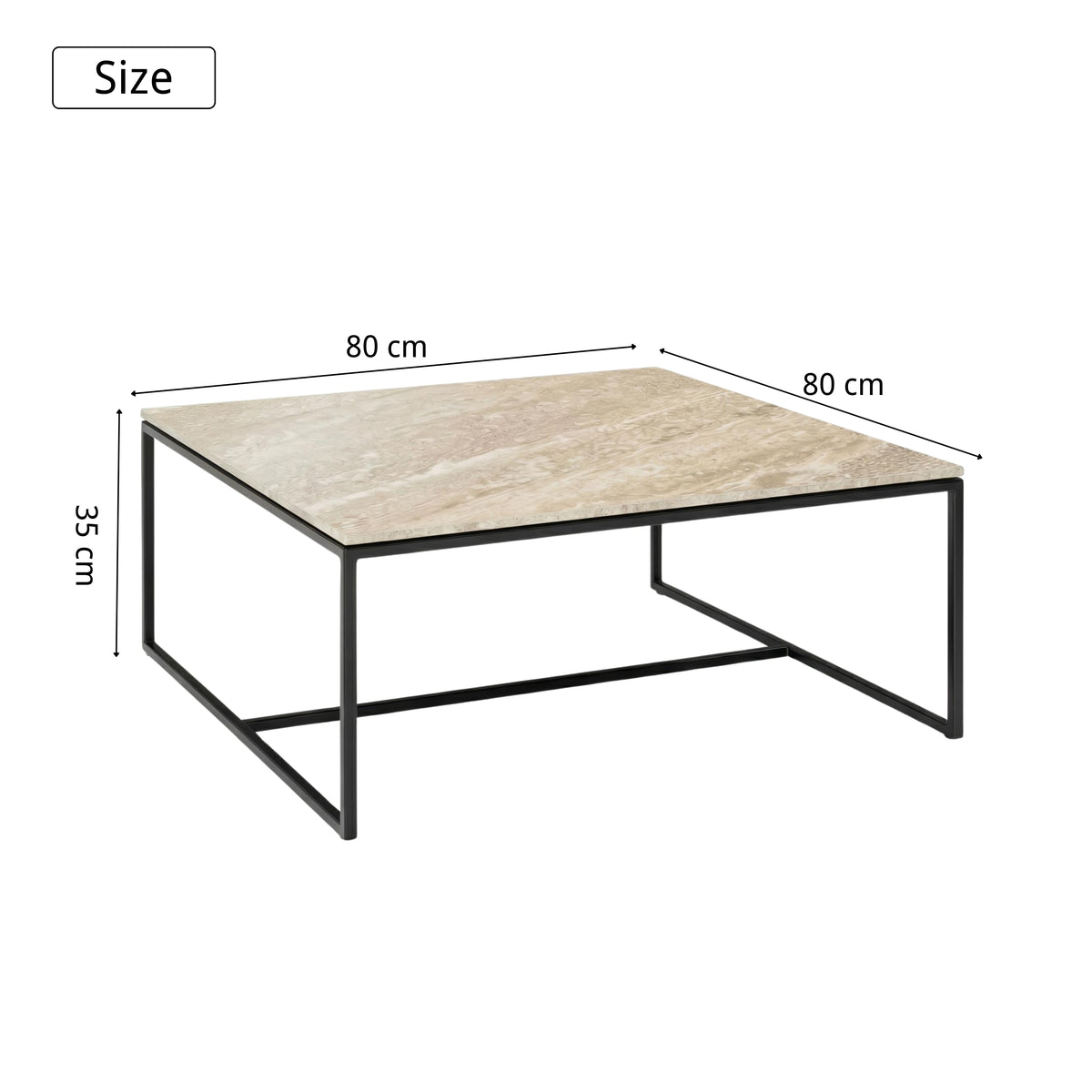 Modern Minimalist Coffee Table, Sleek Accent Design - VELON