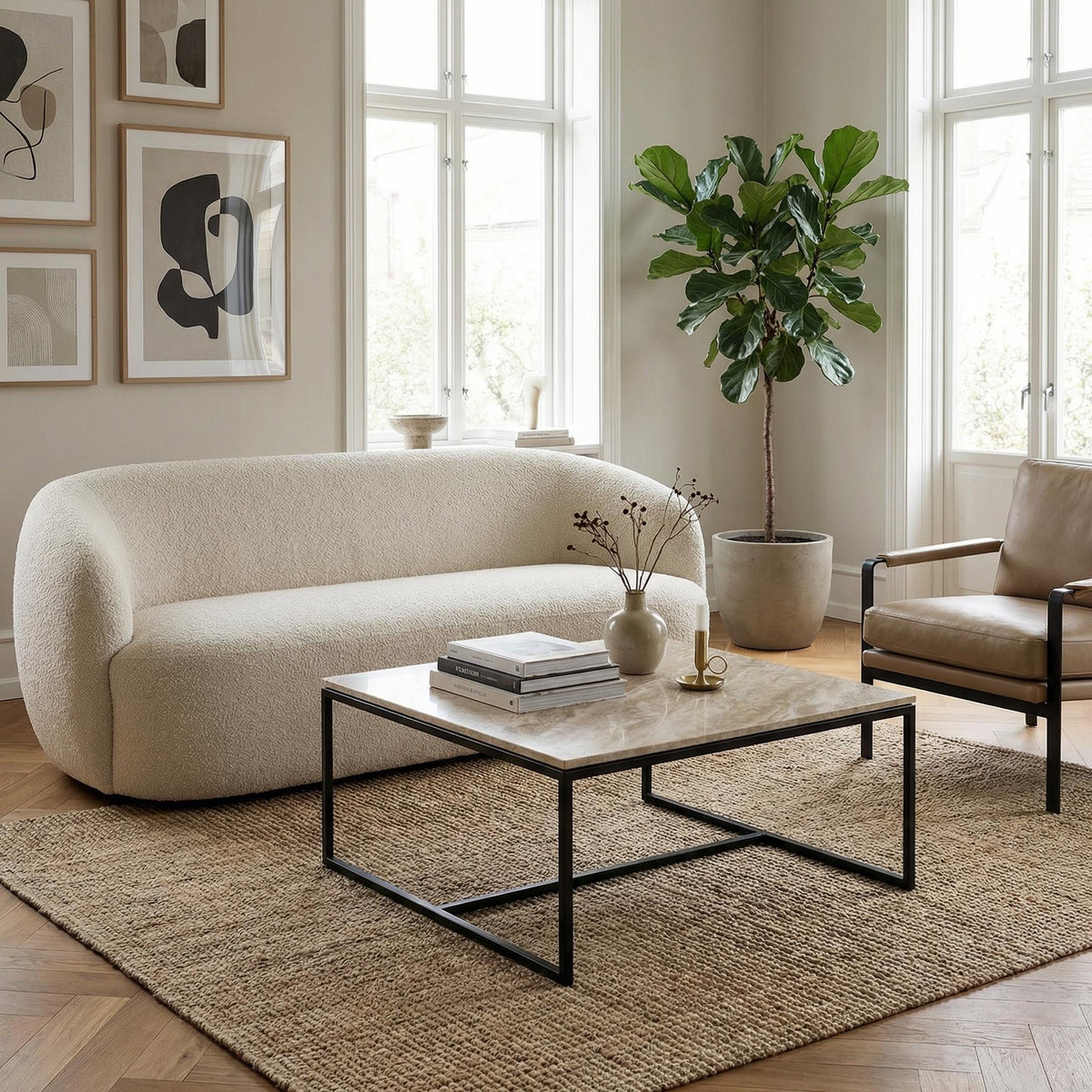 Modern Minimalist Coffee Table, Sleek Accent Design - VELON