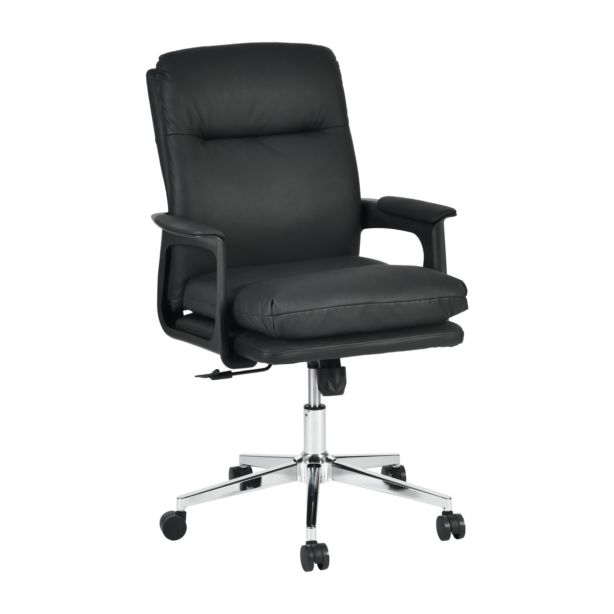 Modern Ergonomic Leather Office Chair - VELTRAX