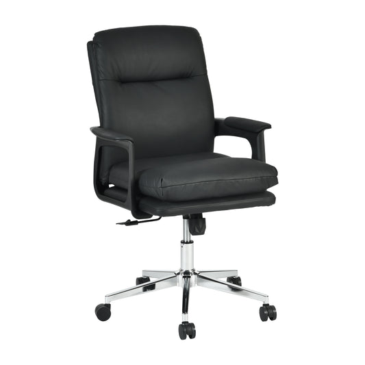 Modern Ergonomic Leather Office Chair - VELTRAX