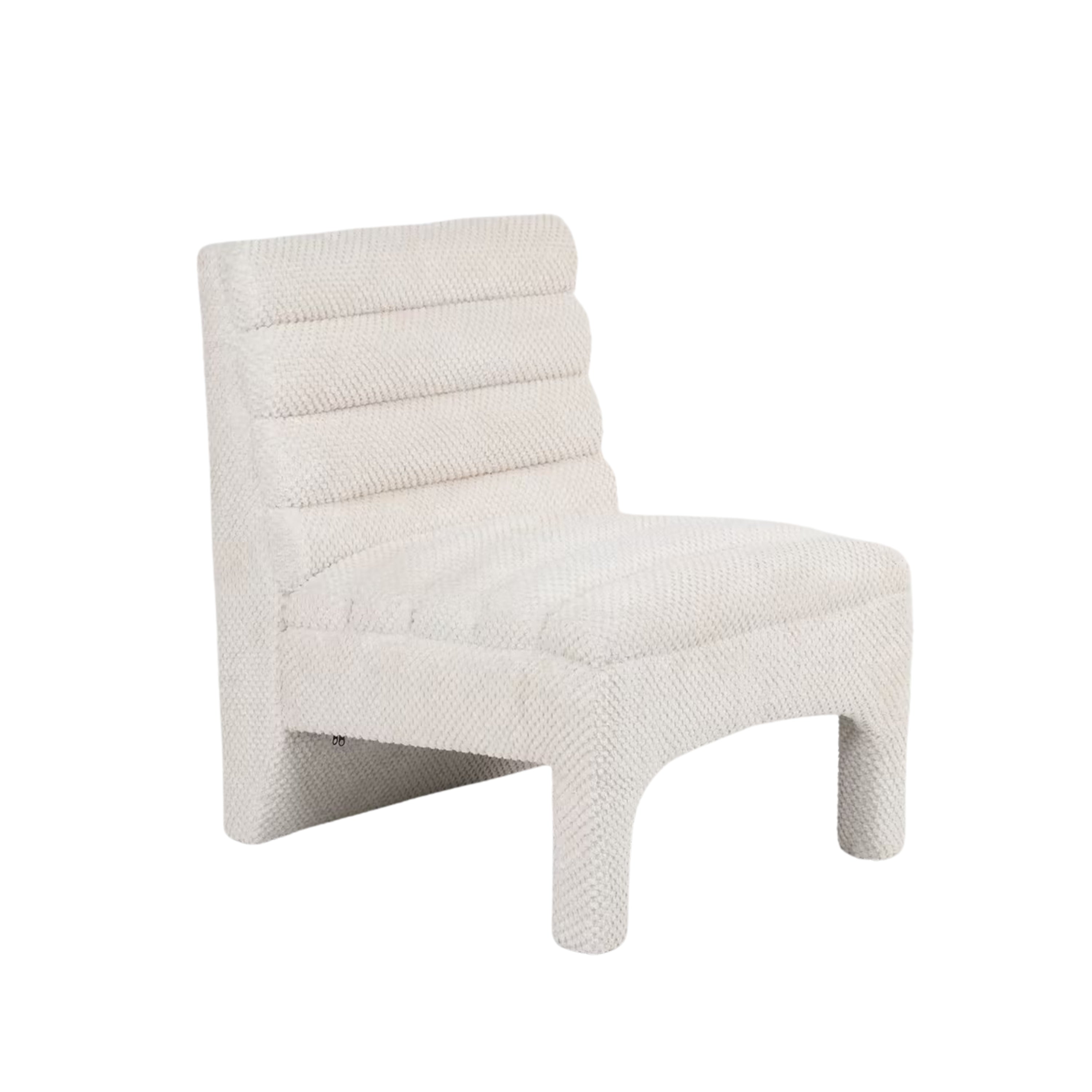 Hoots Modern Chaise, Wooden Frame Fabric - VEZETH 1