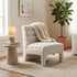 Hoots Modern Chaise, Wooden Frame Fabric - VEZETH 1