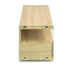 Modern Oak TV Stand, Tempered Glass Frame - VINE OAK