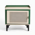 Modern Retro Metal Storage Cabinet – Green & Cream – VINTAGIO GREEN