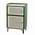Modern Green Iron Storage, Space-Saving Cabinet - VINTAGIO T GREEN