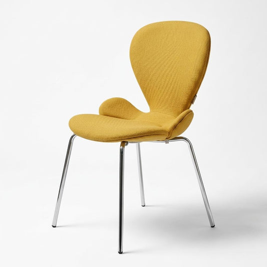 Modern Yellow Bentwood Dining Chair Set – VIVI 2PCS YELLOW