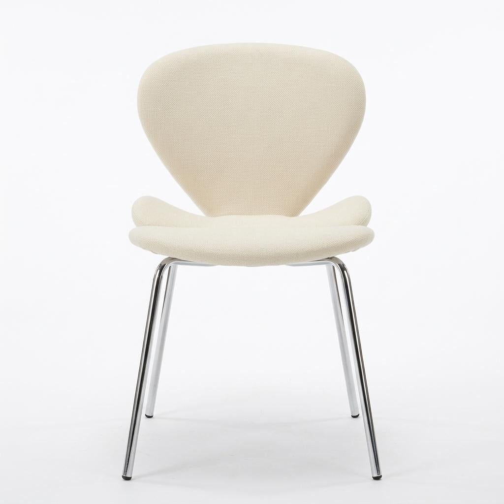 Modern Bentwood Dining Chair, Fabric Upholstery - VIVI 2PCS