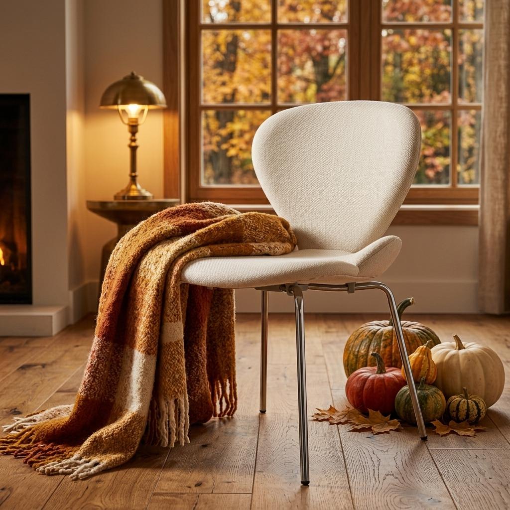Modern Bentwood Dining Chair, Fabric Upholstery - VIVI 2PCS