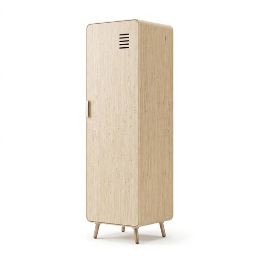 WALNUT LOCKER YELLOW TRAVERTINE