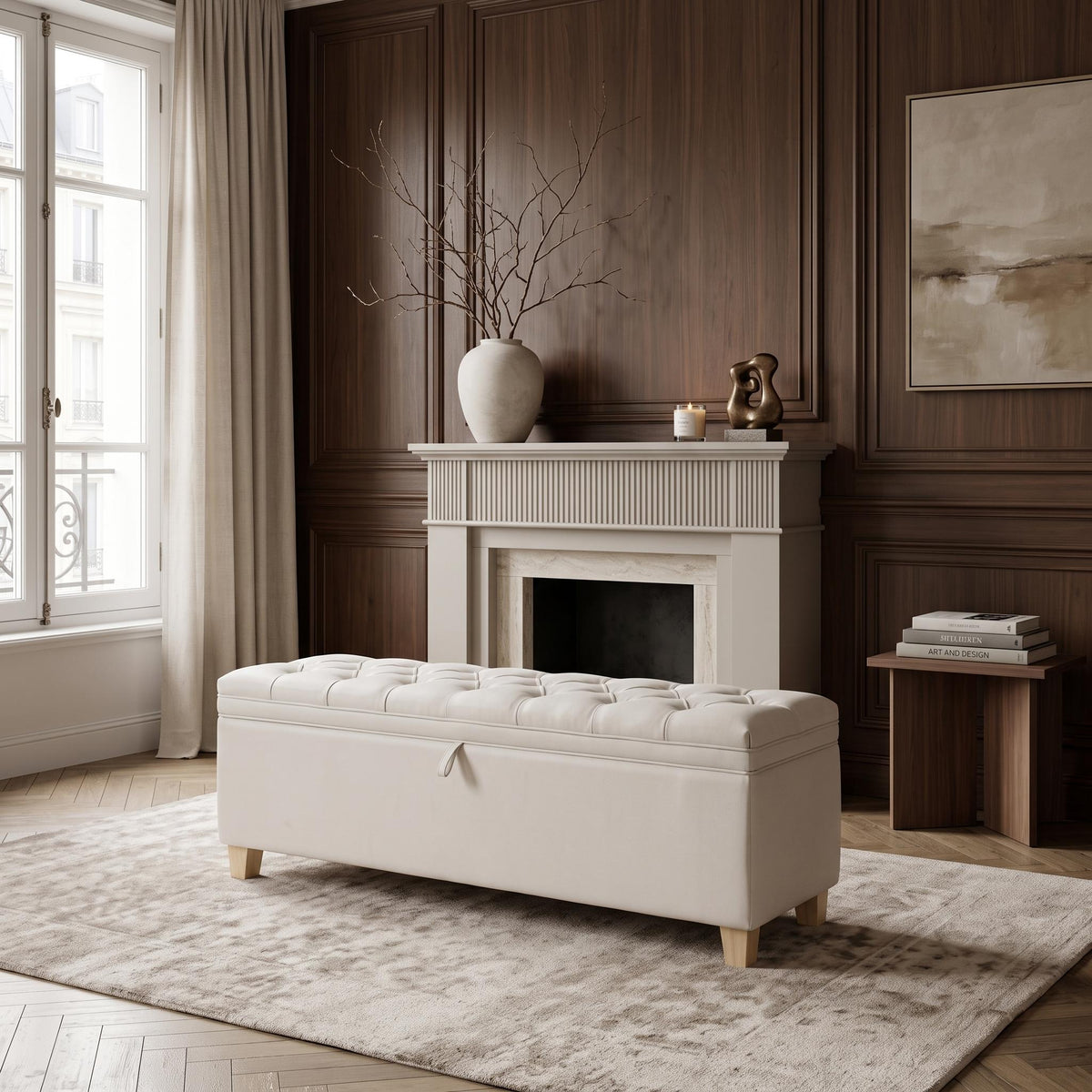 WALTON LONG FOOTSTOOL