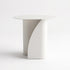 Modern Minimalist Metal End Table - WAVE BEIGE