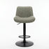 Modern Bar Stool, Fabric Upholstery & Gas Lift - WENNY