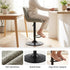 Modern Bar Stool, Fabric Upholstery & Gas Lift - WENNY