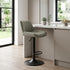 Modern Bar Stool, Fabric Upholstery & Gas Lift - WENNY