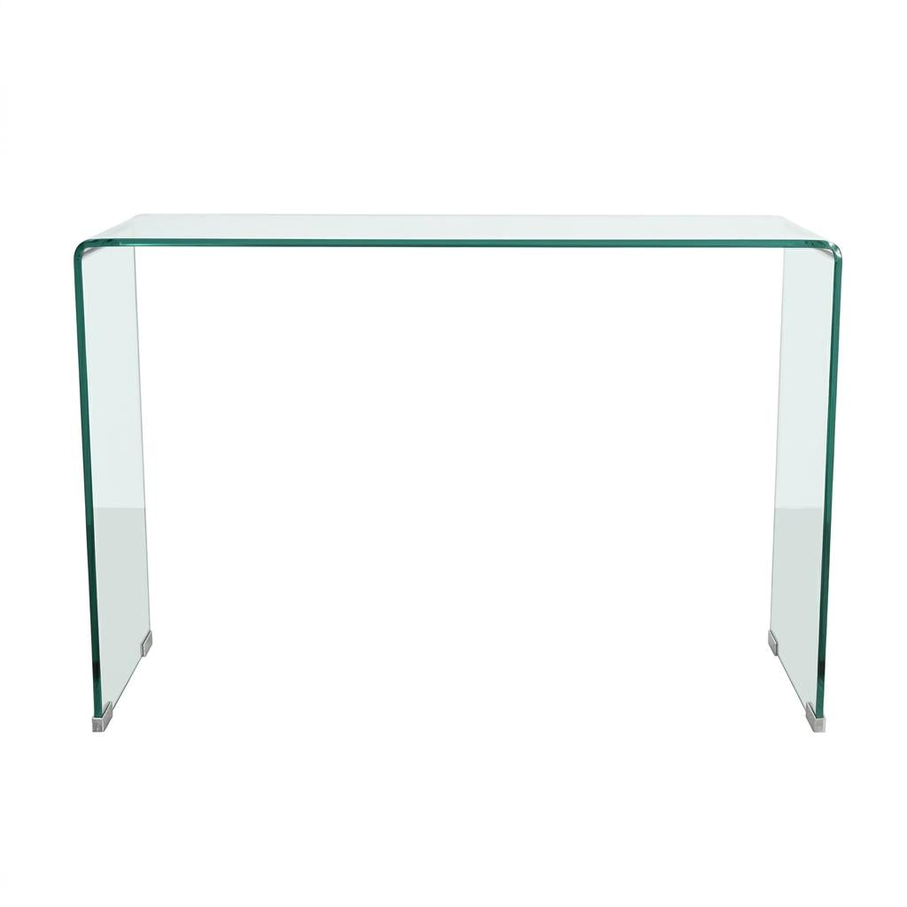 Modern Clear Glass, Space-Saving Coffee Table - WEYBRN CNSL