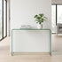 Modern Clear Glass, Space-Saving Coffee Table - WEYBRN CNSL