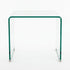 Modern Clear Glass, Space-Saving Design - WEYBRN Side Table