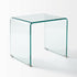 Modern Clear Glass, Space-Saving Design - WEYBRN Side Table