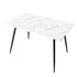 WHALEN WHITE MARBLE TABLE 120 KD Dining Table
