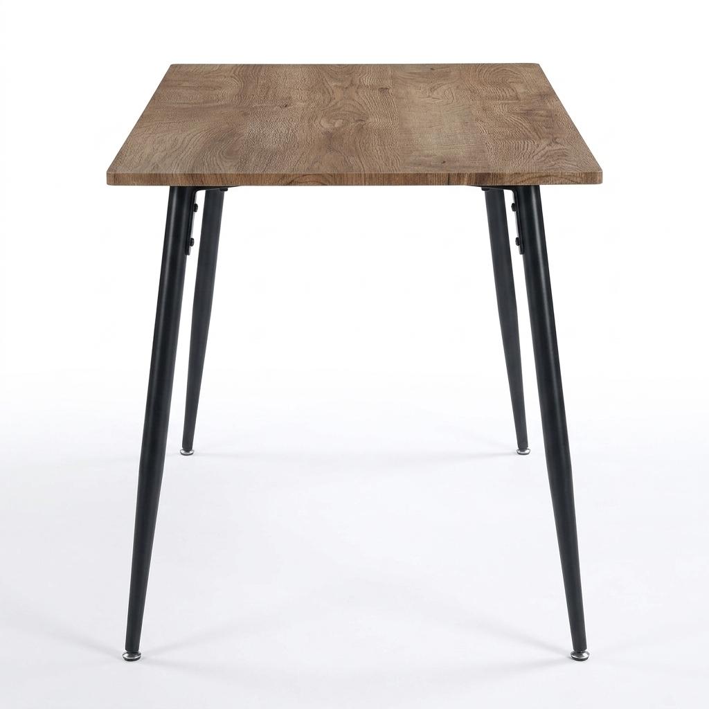 Modern Wood Desk, MDF Top & Metal Legs - WHALEN WOOD BK